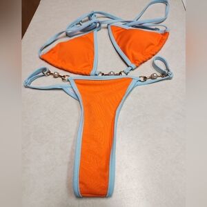 Adorable thong two-piece bathing suit, NWOT